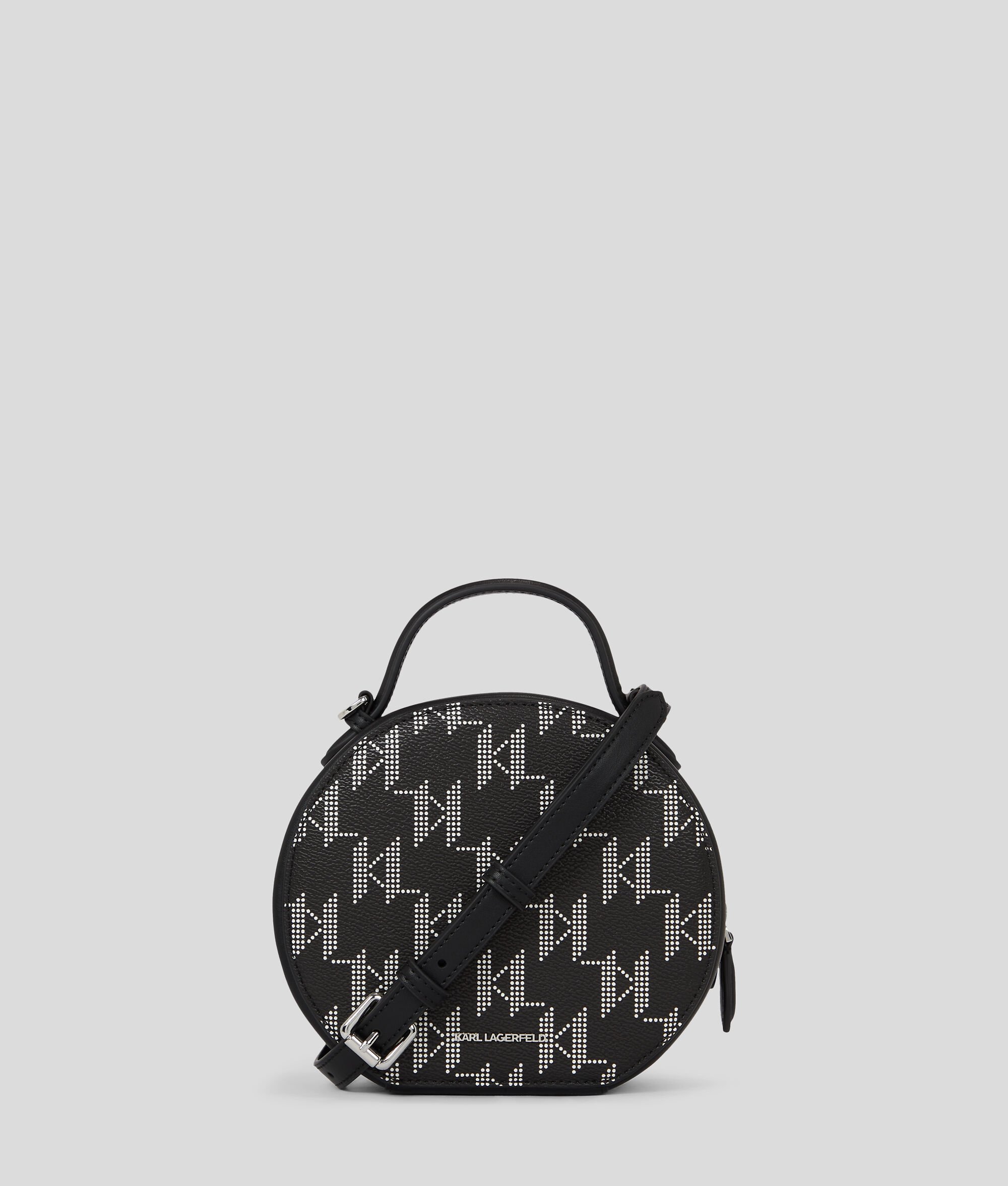 (image for) Leading K/Ikonik Monogram Round Crossbody Bag